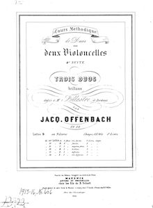Partition Book I, Duos pour 2 violoncelles, Op.52, Duos pour 2 Violoncelles, Op.52