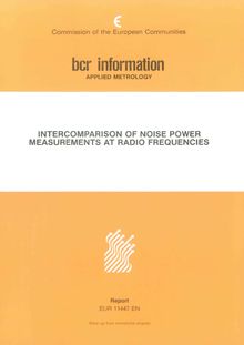Intercomparison of noise power measurements at radio frequencies