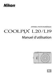 Notice Appareil Photo numériques Nikon  COOLPIX L20