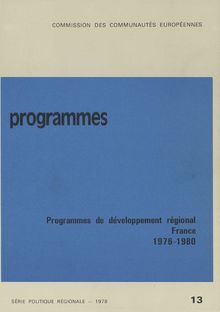 Programmes de développement régional