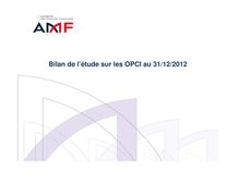 AMF : Etude de l’AMF sur les OPCI