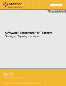 AIMSweb Benchmark for Benchmark Teachers