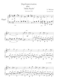Partition complète, Orgelimprovisation en der Neufassung Jan. 2009