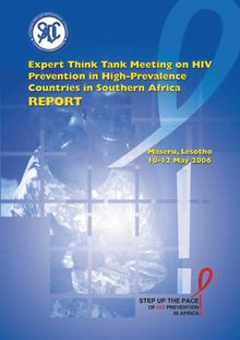 Expert think tank meeting on HIV prevention in high-prevalence ...