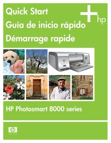 Notice Imprimantes HP  Photosmart 8038