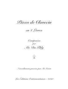 Partition , Allemande, Pièces de clavecin, Du Phly, Jacques par Jacques Du Phly