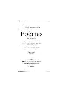 Poèmes et poésies : augmentés de plusieurs poèmes / Francis Vielé-Griffin