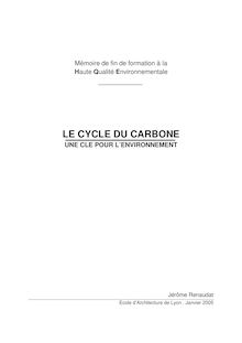 le cycle du carbone