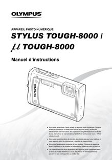 Notice Appareil Photo numériques Olympus  Stylus TOUGH-8000