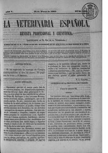 La veterinaria española, n. 130 (1861)