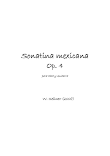 Partition complète, Sonatina mexicana, Kellner, Winfried