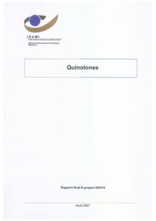 Etudes et recherches - Rapport de l’étude « Quinolones »