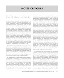P. Carré – L’apprenance : vers un nouveau rapport au savoir  ; n°1 ; vol.153, pg 151-152