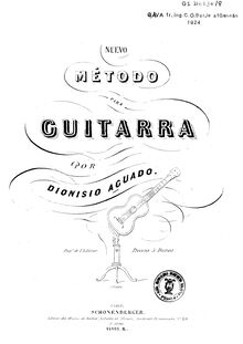 Partition Complete Book, Nuevo Método de Guitarra, New Method for the Guitar
