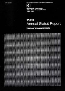 1980 Annual Status Report. Nuclear measurements