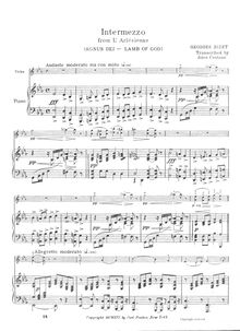 Partition de piano, L Arlésienne  No.2, Bizet, Georges