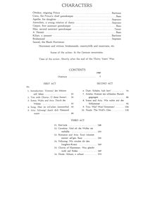 Partition Act I, Der Freischütz, Op.77, Eine romantische Oper in 3 Aufzügen