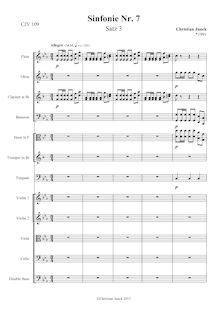 Partition Third mouvement, Symphony No.7 en E-flat major, Sinfonie Nr.7