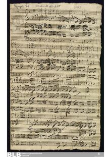 Partition complète, Sinfonia en A major, A major, Molter, Johann Melchior par Johann Melchior Molter