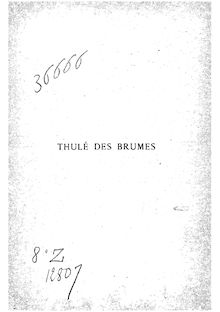 Thulé des brumes / Adolphe Retté ; portrait à l eau-forte par E. H. Meyer