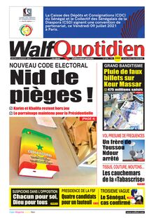 Walf Quotidien n°8786 - du Jeudi 08 juillet 2021