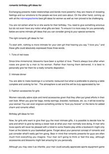Romantic Birthday Gift Ideas for Men & Women