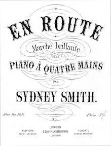 Partition complète, En route, Op.132, Marche brillante, E♭ major par Sydney Smith