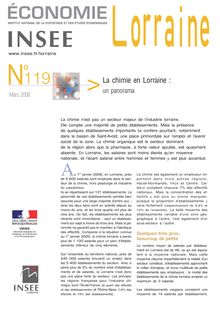 La chimie en Lorraine : un panorama