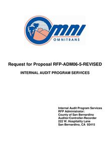 Omnitrans-RFP ADM06-5 Revised Internal Audit Program Svcs 