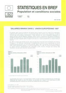 Salaires minima dans l Union européenne 1997
