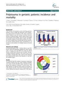 Polytrauma in geriatric patients: incidence and mortality