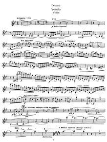 Partition de violon, violon Sonata, Sonate (Troisième) pour violon et piano