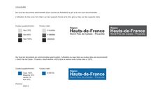 Charte graphique provisoire des Hauts-de-France
