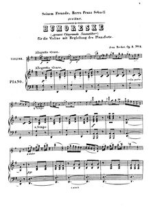Partition de piano, Kleine melodiöse Concert-Vorträge, Op.3