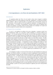 Explication « Correspondances », Les Fleurs du mal, Baudelaire ...