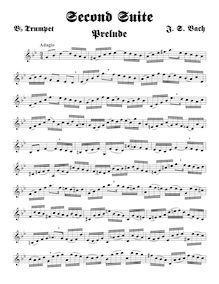 Partition complète, violoncelle  No.2, D minor, Bach, Johann Sebastian