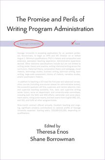 Promise and Perils of Writing Program Administration, The
