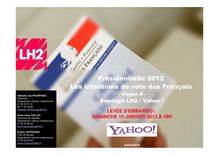 Présidentielle 2012 : les intentions de vote des français