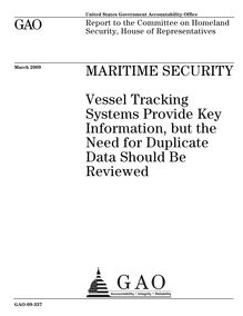 Gao 09 337 maritime security  vessel tracking systems provide key