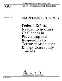 Gao 08 141 maritime security  federal efforts needed to address