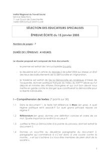 IRTS herouville educateur specialise 2005