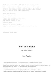 Poil de Carotte par Jules Renard