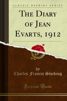Diary of Jean Evarts, 1912
