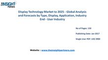 Display Technology Market Global Analysis & 2025 Forecast Report |The Insight Partners