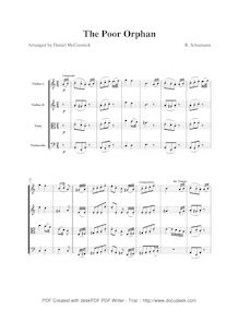 Score, Album für die Jugend, Album for the Young, Schumann, Robert par Robert Schumann