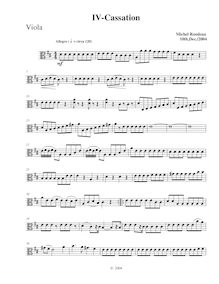 Partition viole de gambe,  No.3 en D major, D major, Rondeau, Michel par Michel Rondeau