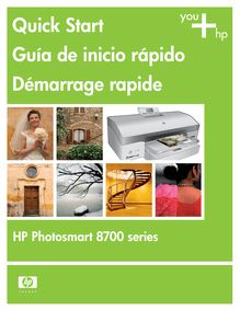 Notice Imprimantes HP  Photosmart 8750
