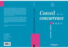 Conseil de la concurrence : rapport annuel 2007