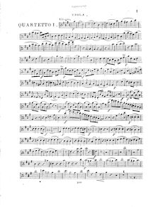 Partition viole de gambe, 6 flûte quatuors, Op.62, Quatuors pour flûte, violon, alto et violoncelle