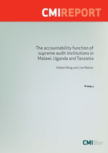 The accountability function of supreme audit institutions in Malawi,  Uganda and Tanzania
